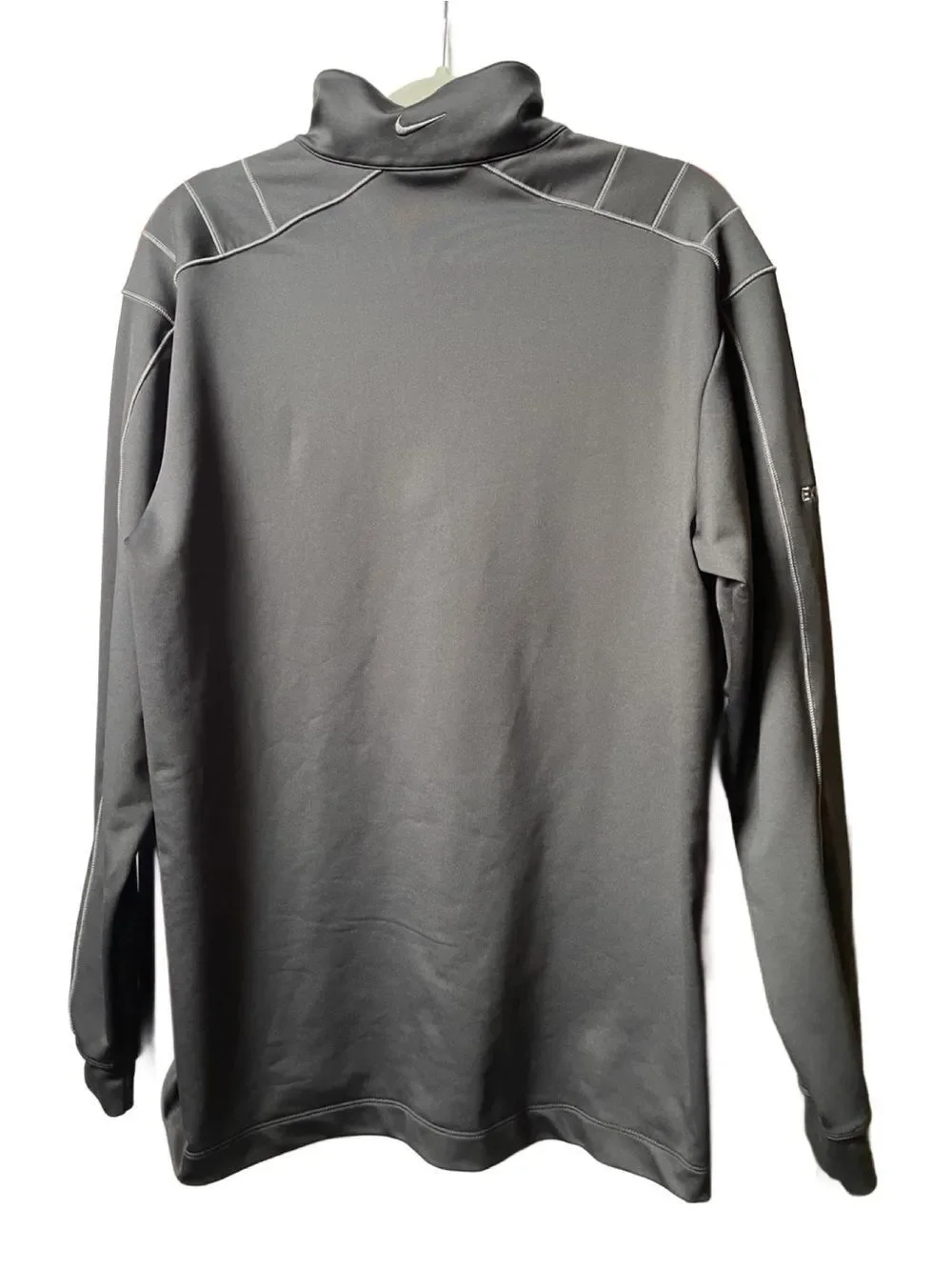 Nike Sri-Fit SIG Sauer Brand Black Quarter-Zip Performance Pullover (Size: Med)